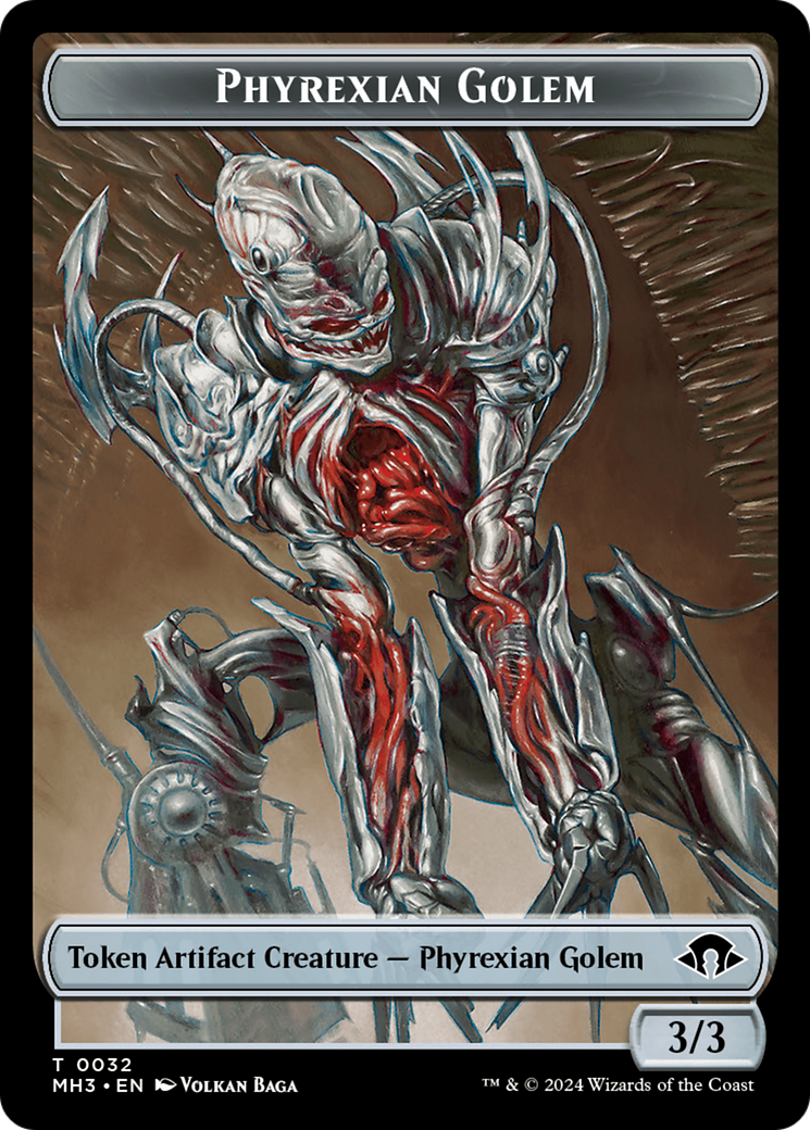 Phyrexian Golem Token [Modern Horizons 3 Tokens] | GnG Games