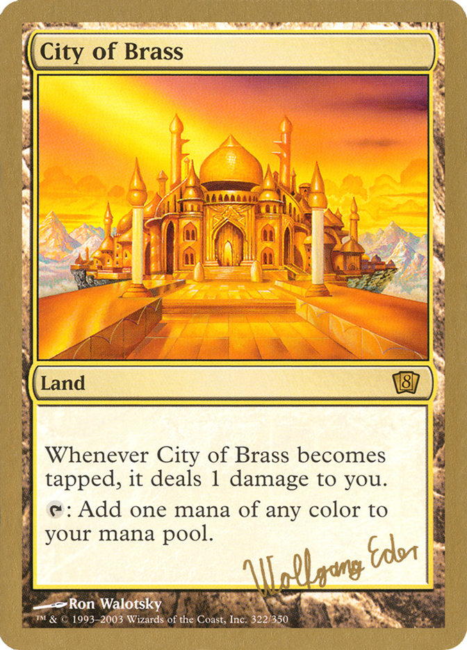 City of Brass (Wolfgang Eder) [World Championship Decks 2003] | GnG Games