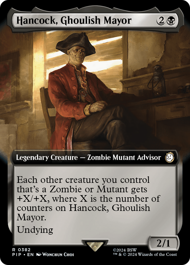 Hancock, Ghoulish Mayor (Extended Art) [Fallout] | GnG Games