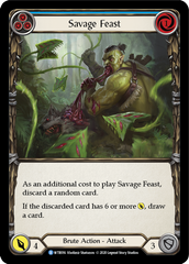 Savage Feast (Blue) [U-WTR016] (Welcome to Rathe Unlimited)  Unlimited Normal | GnG Games