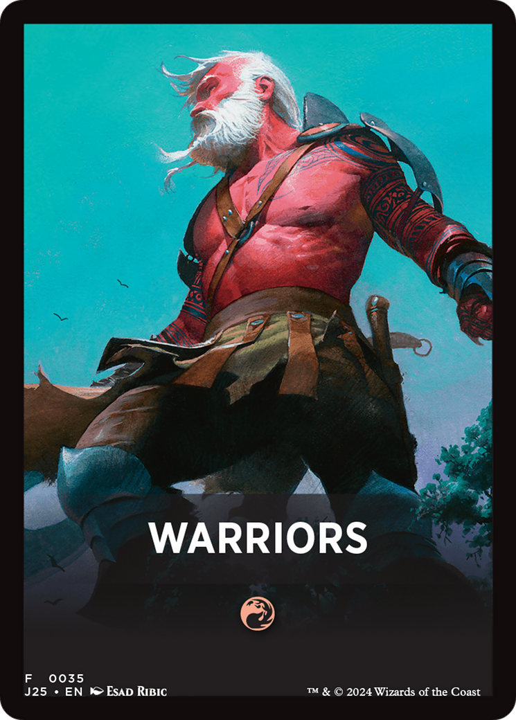 Warriors Theme Card [Foundations Jumpstart Front Cards] | GnG Games