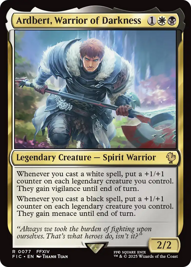 Ardbert, Warrior of Darkness [FINAL FANTASY Commander] | GnG Games