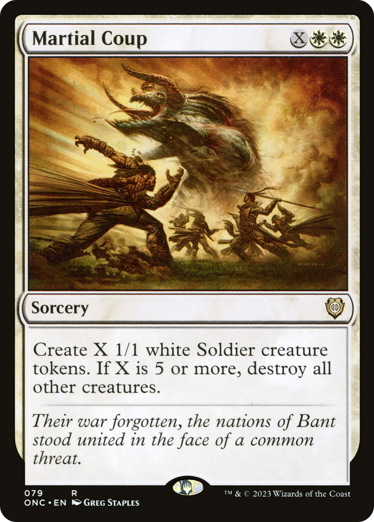 Martial Coup [Phyrexia: All Will Be One Commander] | GnG Games