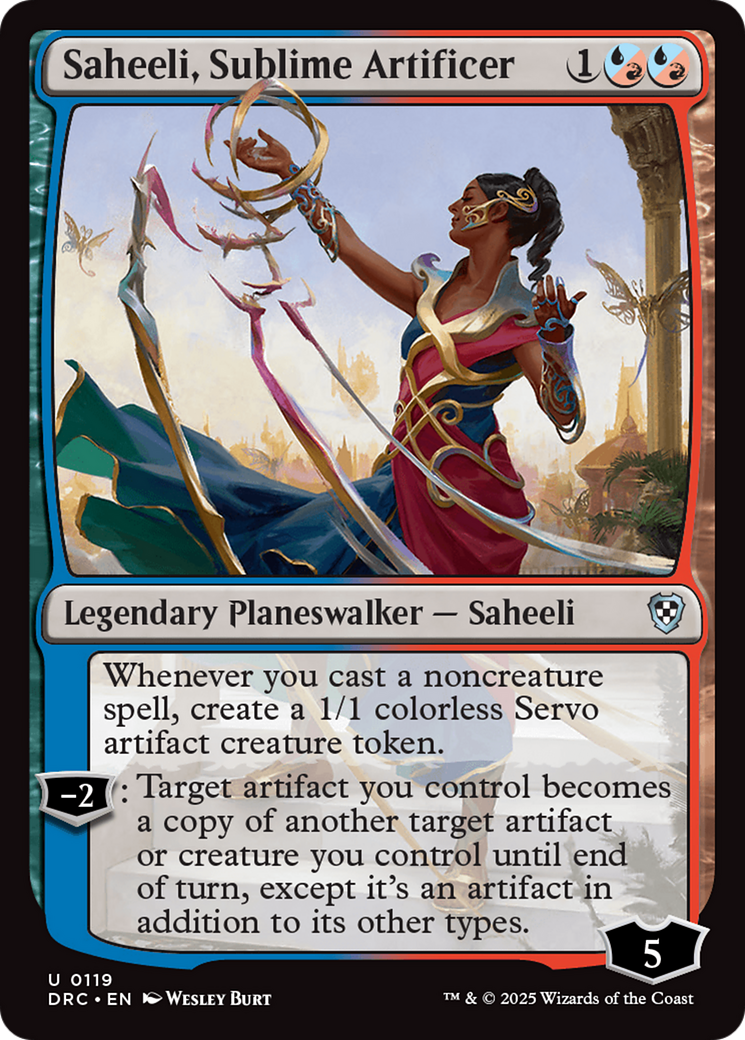 Saheeli, Sublime Artificer [Aetherdrift Commander] | GnG Games