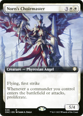 Norn's Choirmaster (Extended Art) [Phyrexia: All Will Be One Commander] | GnG Games