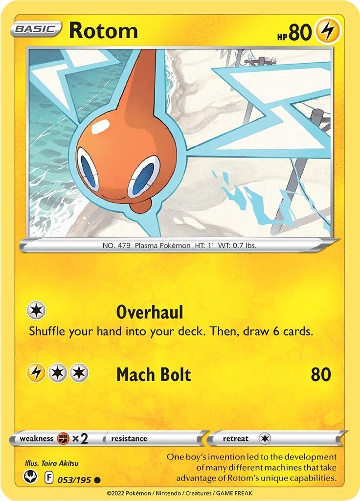 Rotom (053/195) [Sword & Shield: Silver Tempest] | GnG Games