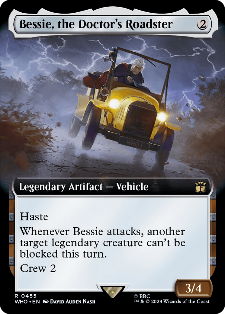 Bessie, the Doctor's Roadster (Extended Art) [Doctor Who] | GnG Games