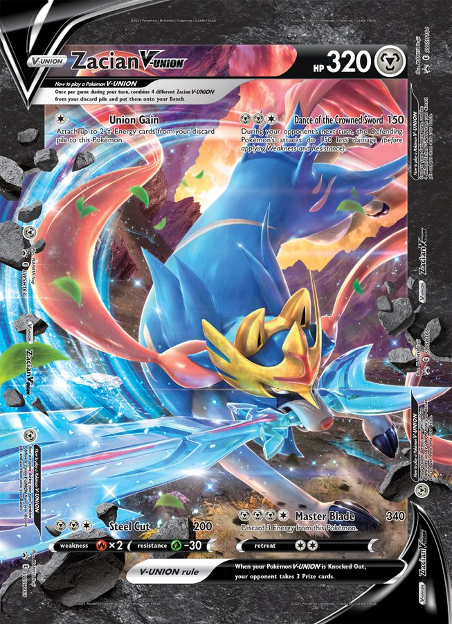 Zacian V-Union (Jumbo Card) [Sword & Shield: Black Star Promos] | GnG Games