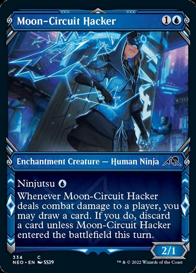 Moon-Circuit Hacker (Showcase Ninja) [Kamigawa: Neon Dynasty] | GnG Games