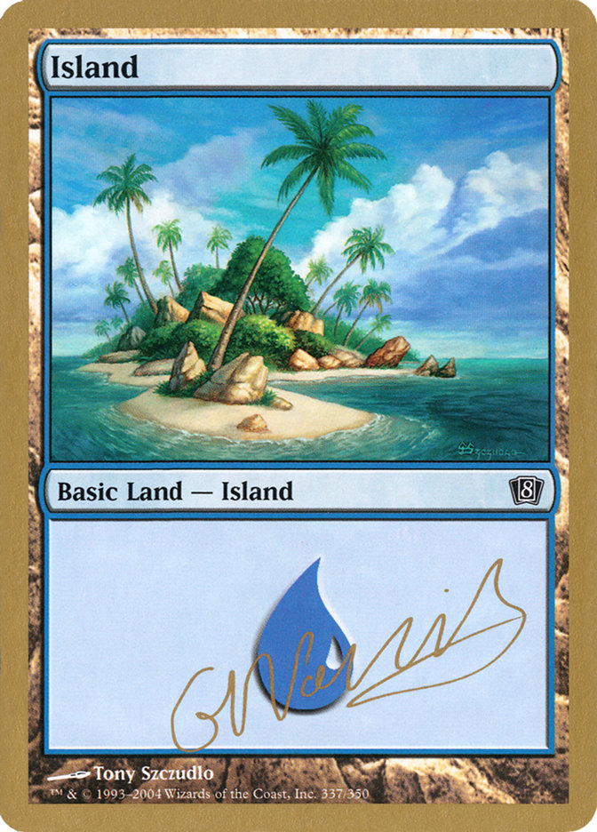 Island (gn337) (Gabriel Nassif) [World Championship Decks 2004] | GnG Games