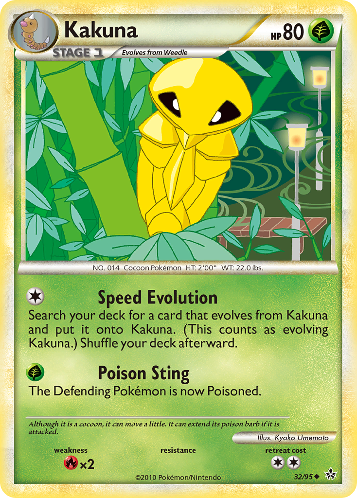 Kakuna (32/95) [HeartGold & SoulSilver: Unleashed] | GnG Games