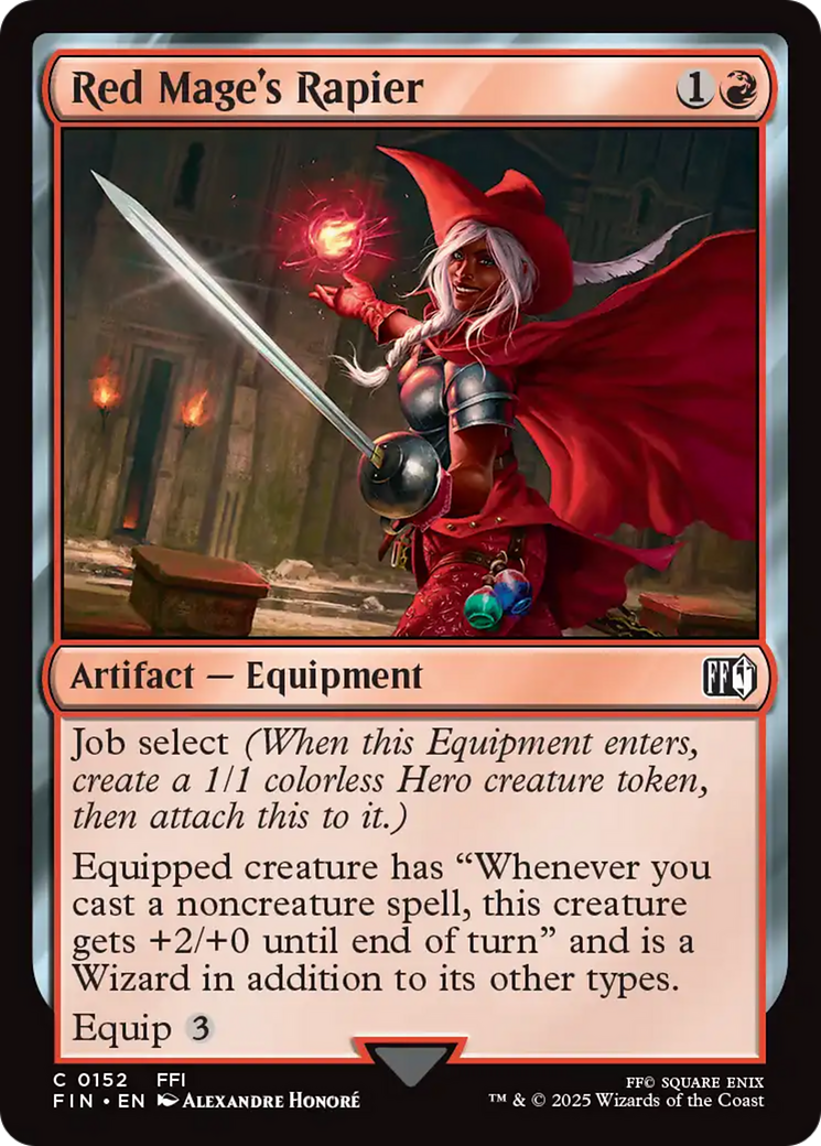 Red Mage's Rapier [FINAL FANTASY] | GnG Games