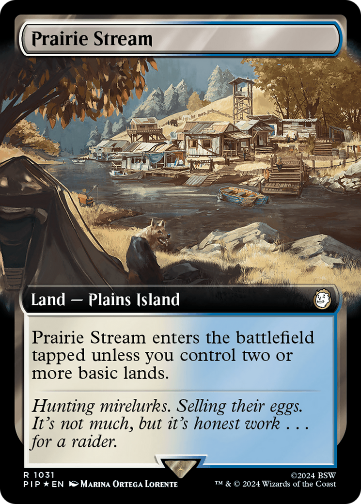 Prairie Stream (Extended Art) (Surge Foil) [Fallout] | GnG Games