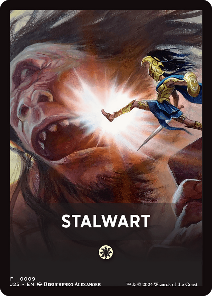 Stalwart Theme Card [Foundations Jumpstart Front Cards] | GnG Games