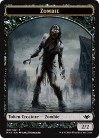 Zombie (007) // Elephant (012) Double-Sided Token [Modern Horizons Tokens] | GnG Games