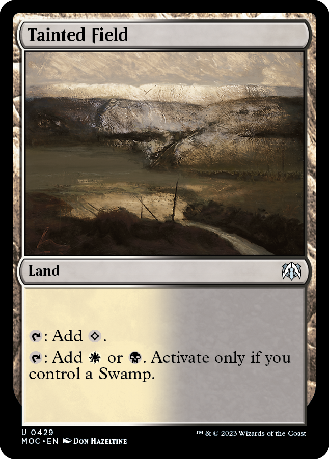 Tainted Field [March of the Machine Commander] | GnG Games