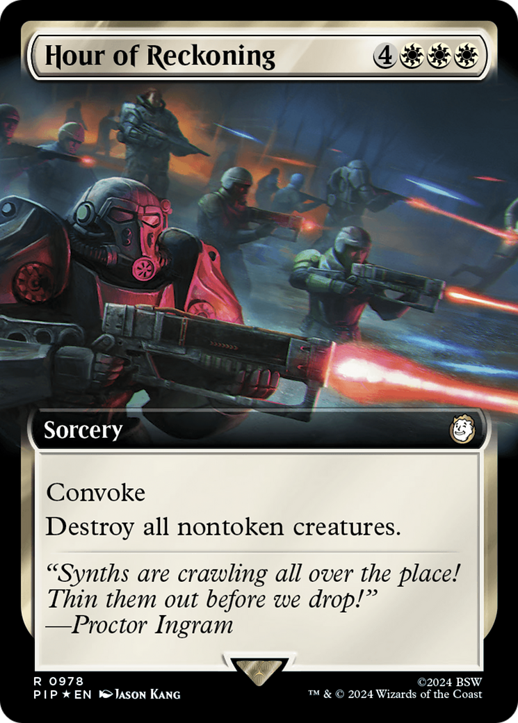 Hour of Reckoning (Extended Art) (Surge Foil) [Fallout] | GnG Games