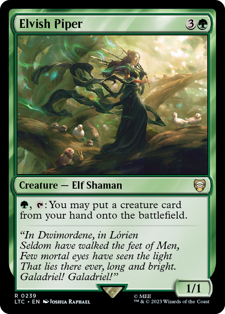 Elvish Piper [The Lord of the Rings: Tales of Middle-Earth Commander] | GnG Games