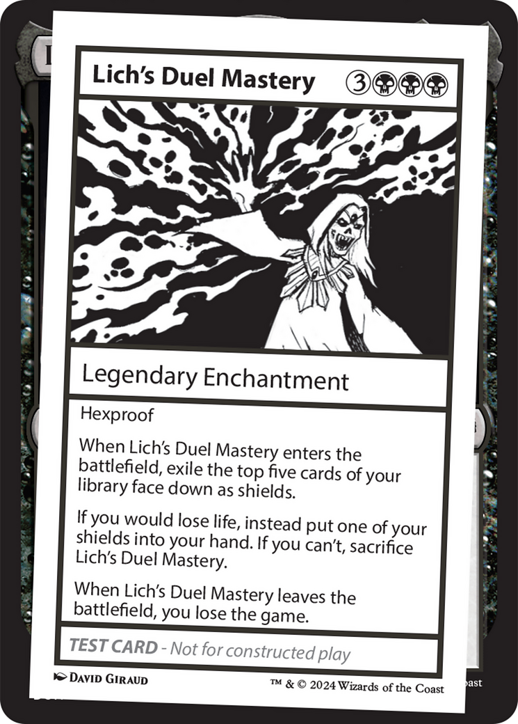 Lich's Duel Mastery [Mystery Booster 2 Playtest Cards] | GnG Games