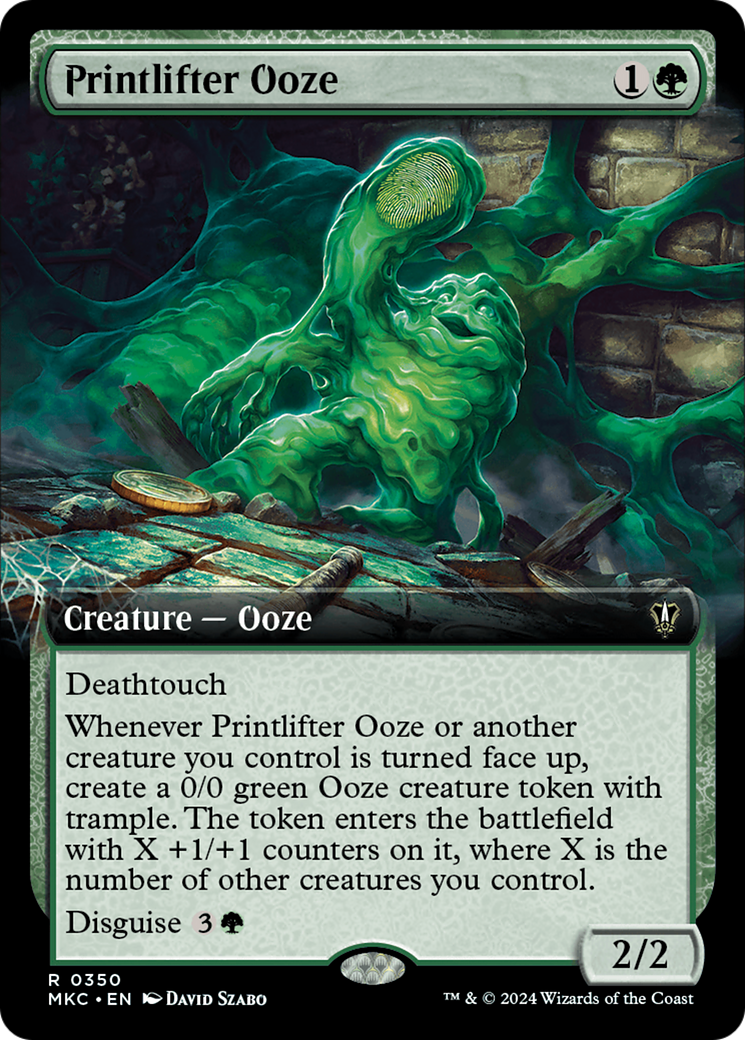 Printlifter Ooze (Extended Art) [Murders at Karlov Manor Commander] | GnG Games