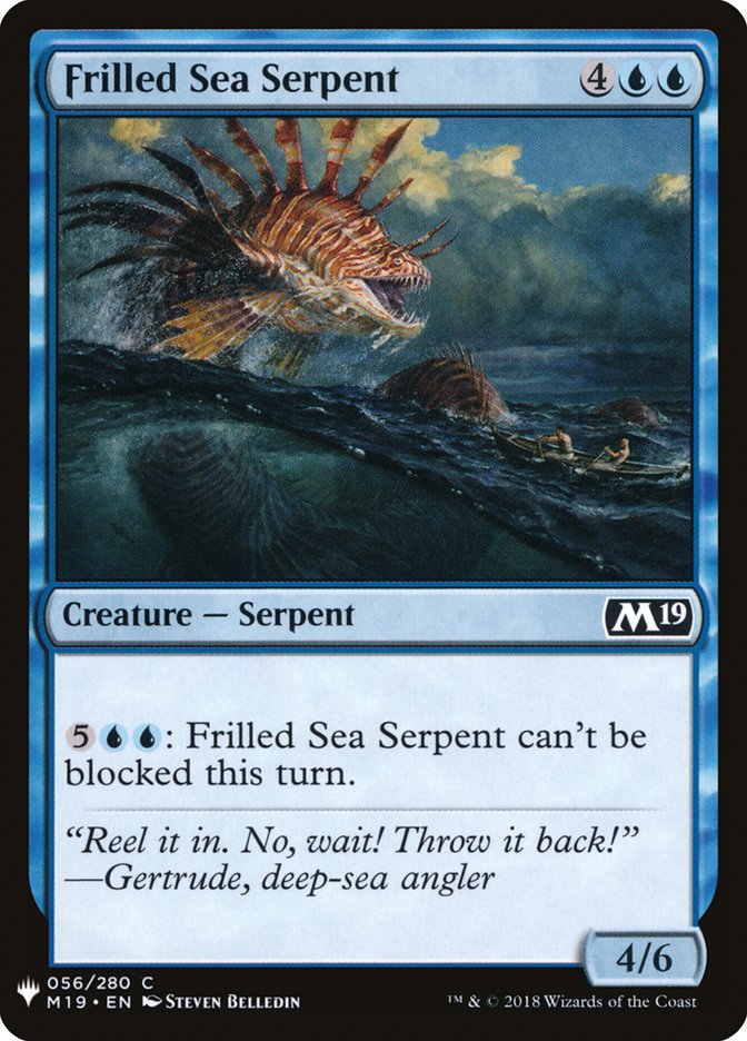 Frilled Sea Serpent [Mystery Booster] | GnG Games