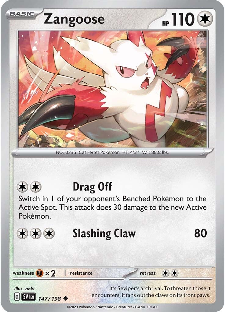 Zangoose (147/198) [Scarlet & Violet: Base Set] | GnG Games