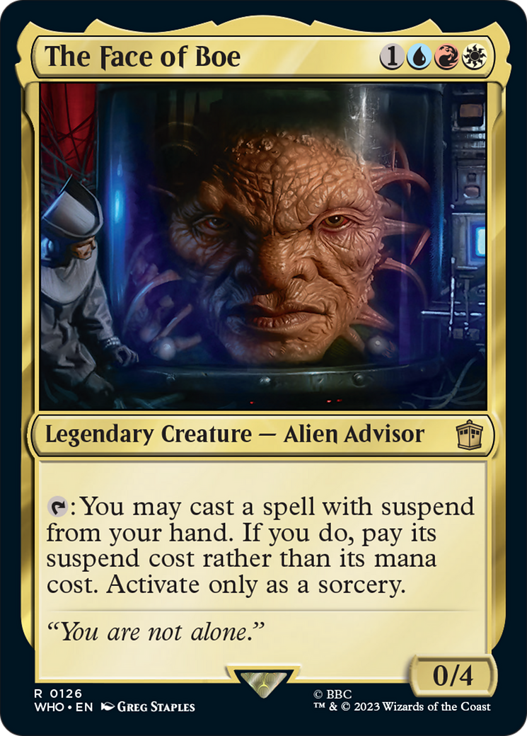 The Face of Boe [Doctor Who] | GnG Games