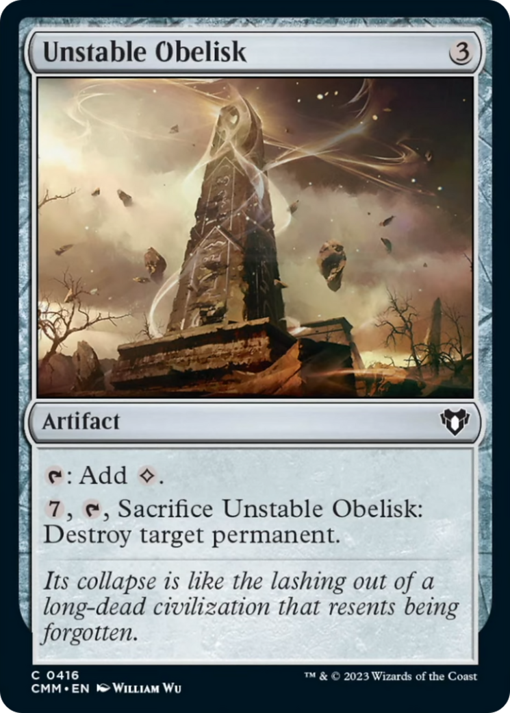 Unstable Obelisk [Commander Masters] | GnG Games