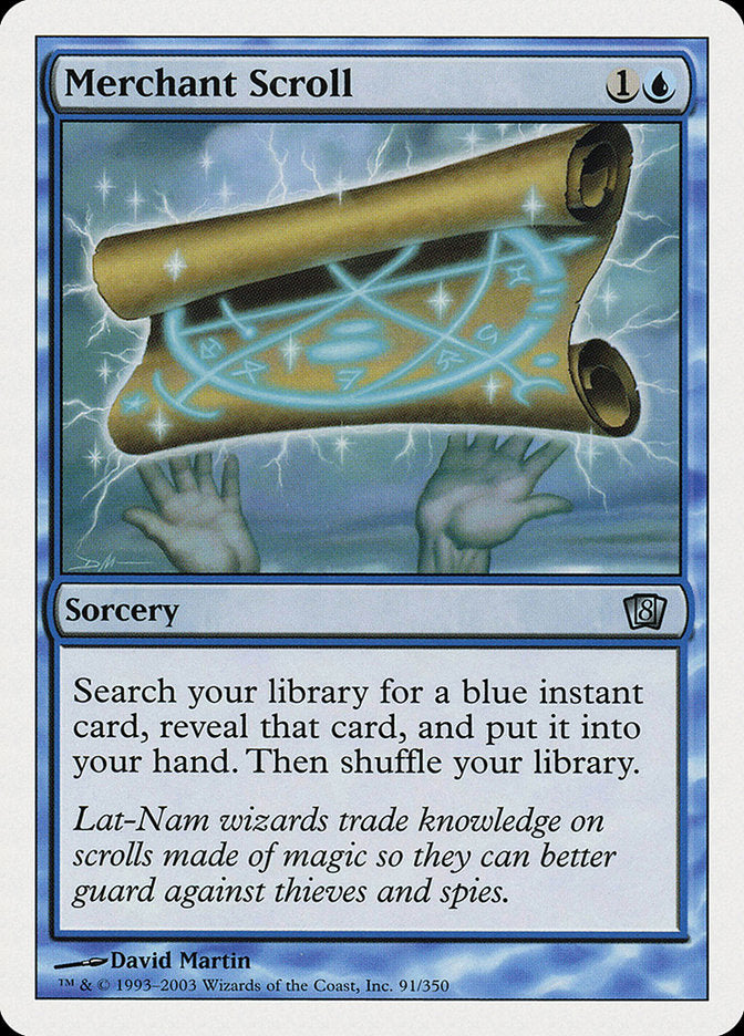 Merchant Scroll (8th Edition) [Oversize Cards] | GnG Games