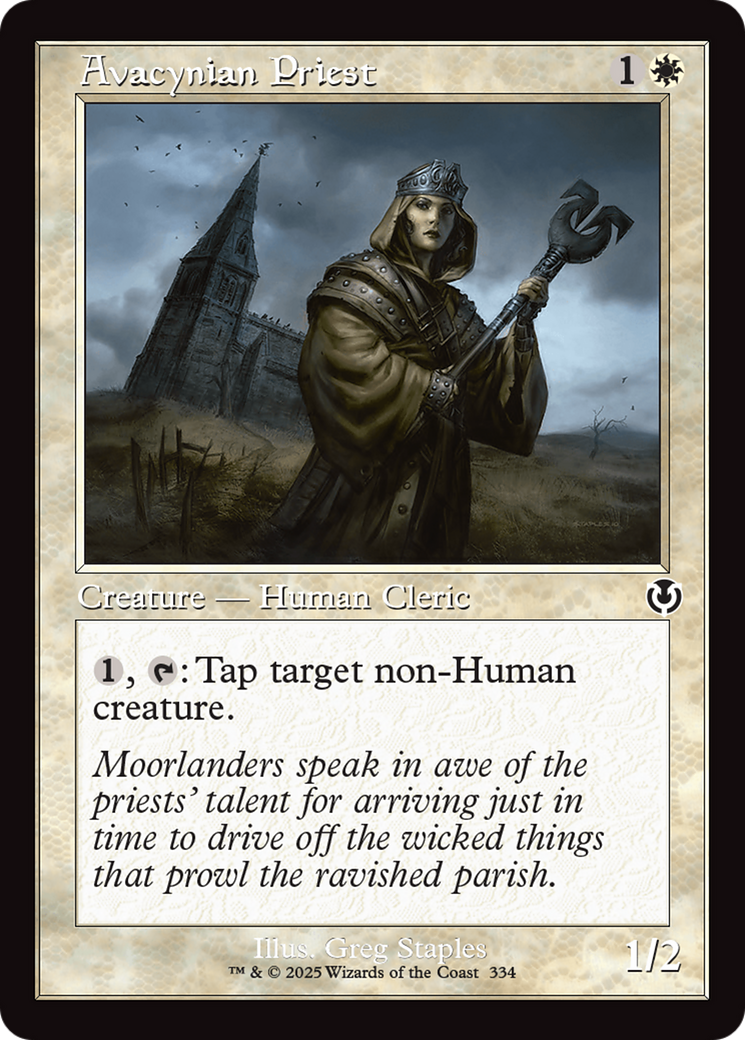 Avacynian Priest (Retro Frame) [Innistrad Remastered] | GnG Games