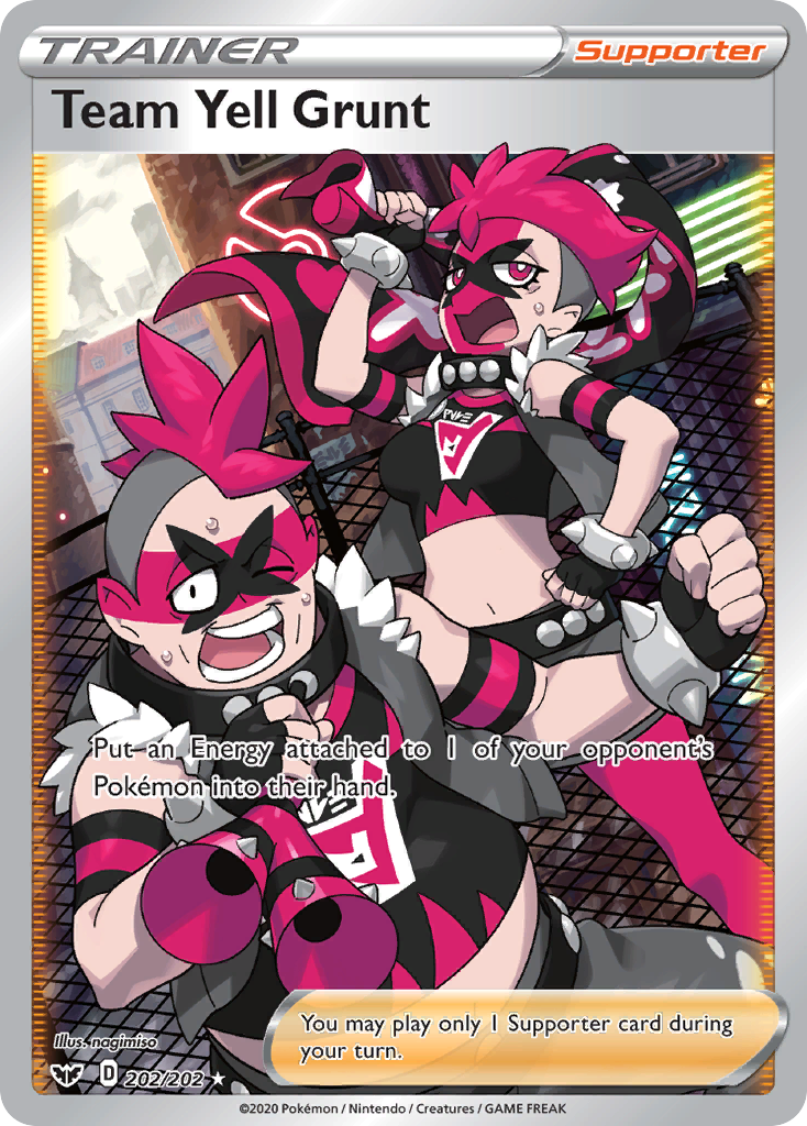 Team Yell Grunt (202/202) [Sword & Shield: Base Set] | GnG Games