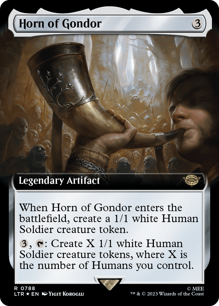 Horn of Gondor (Extended Art) (Surge Foil) [The Lord of the Rings: Tales of Middle-Earth] | GnG Games