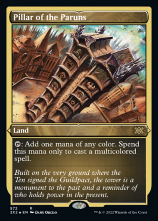 Pillar of the Paruns (Foil Etched) [Double Masters 2022] | GnG Games