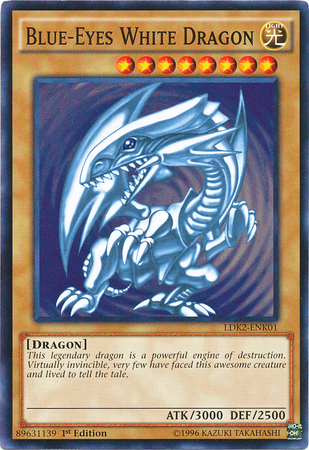 Blue-Eyes White Dragon (Version 2) [LDK2-ENK01] Common | GnG Games