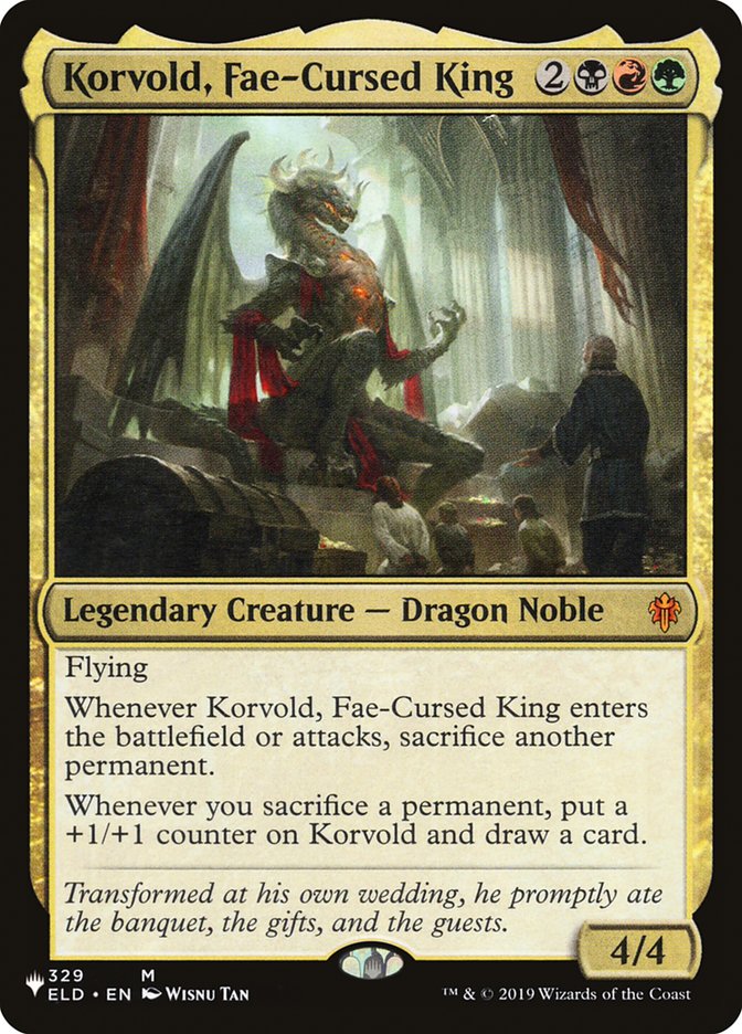 Korvold, Fae-Cursed King [The List] | GnG Games