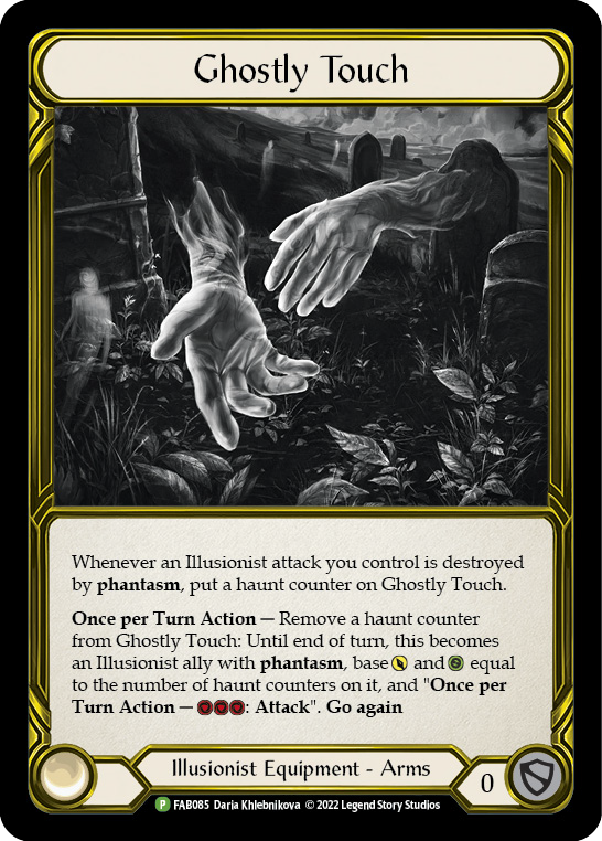 Ghostly Touch (Golden) [FAB085] (Promo)  Cold Foil | GnG Games