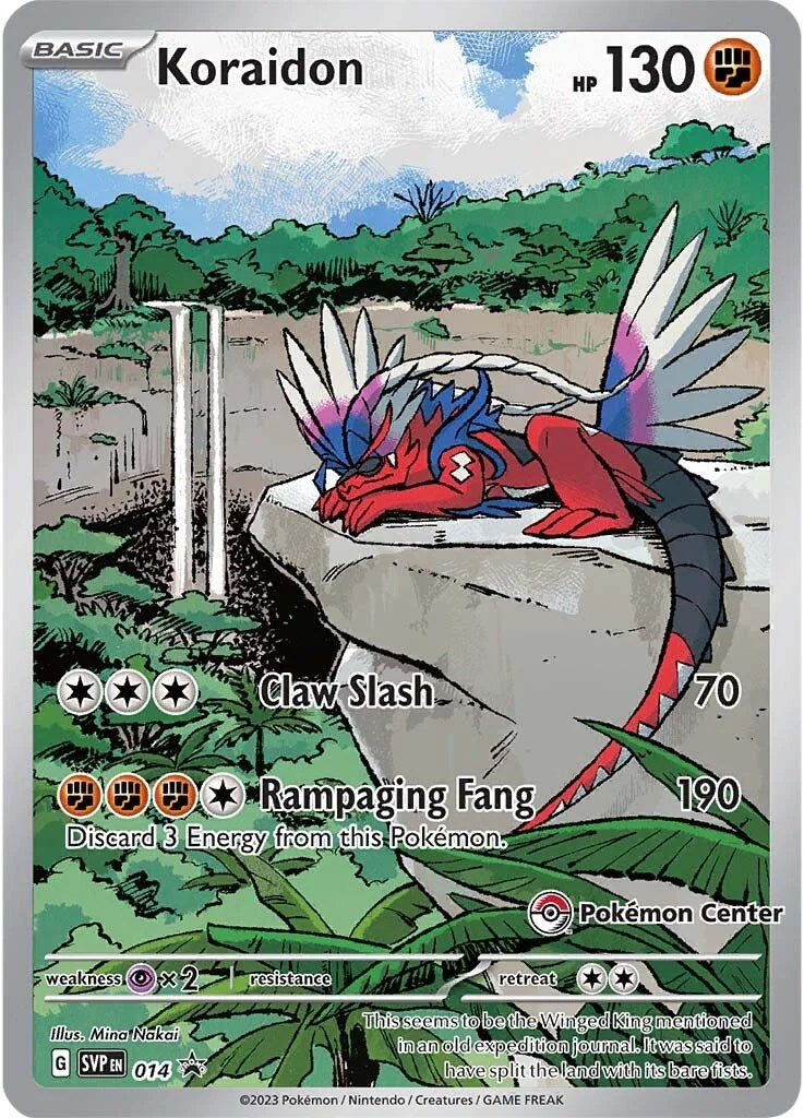 Koraidon (124/198) (Pokemon Center Exclusive) [Scarlet & Violet: Black Star Promos] | GnG Games