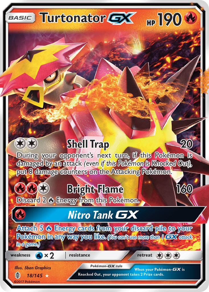 Turtonator GX (18/145) [Sun & Moon: Guardians Rising] | GnG Games