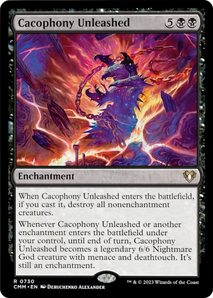 Cacophony Unleashed [Commander Masters] | GnG Games
