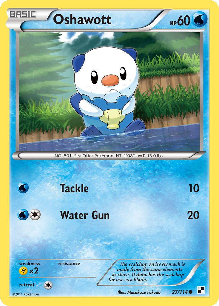 Oshawott (27/114) [Alternate Art Promos] | GnG Games