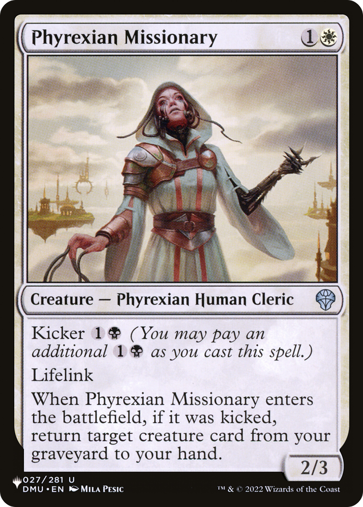 Phyrexian Missionary [The List] | GnG Games