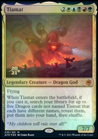 Tiamat [Dungeons & Dragons: Adventures in the Forgotten Realms Prerelease Promos] | GnG Games