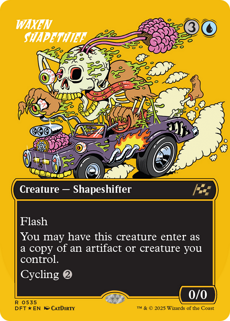 Waxen Shapethief (Borderless) (First-Place Foil) [Aetherdrift] | GnG Games