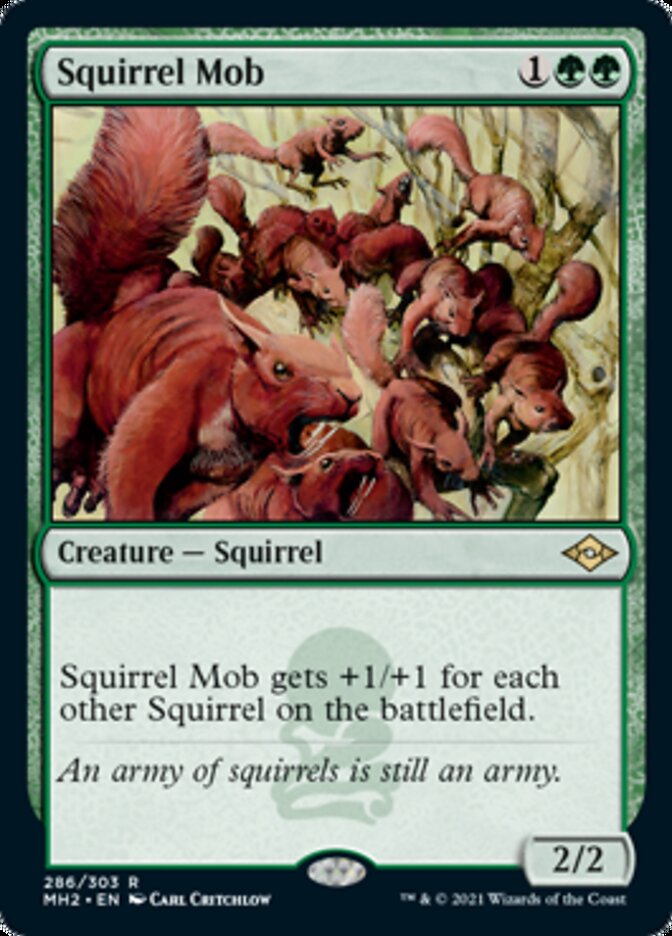 Squirrel Mob (Foil Etched) [Modern Horizons 2] | GnG Games