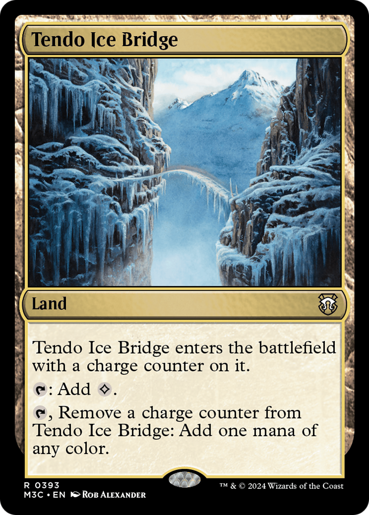 Tendo Ice Bridge (Ripple Foil) [Modern Horizons 3 Commander] | GnG Games