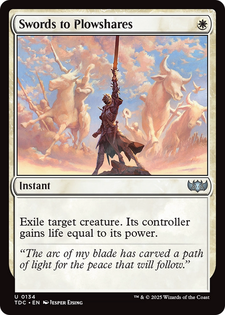 Swords to Plowshares [Tarkir: Dragonstorm Commander] | GnG Games