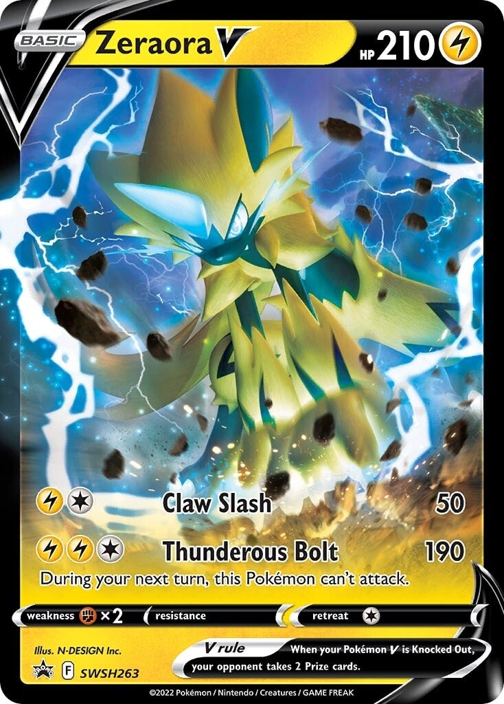 Zeraora V (SWSH263) [Sword & Shield: Black Star Promos] | GnG Games