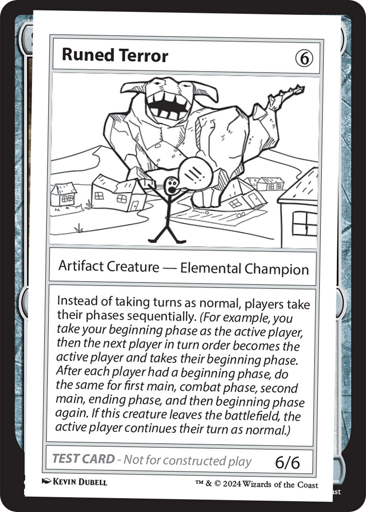 Runed Terror [Mystery Booster 2 Playtest Cards] | GnG Games