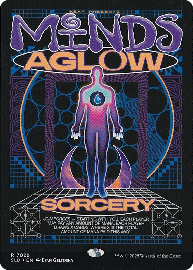 Minds Aglow (Rainbow Foil) [Secret Lair Drop Series] | GnG Games