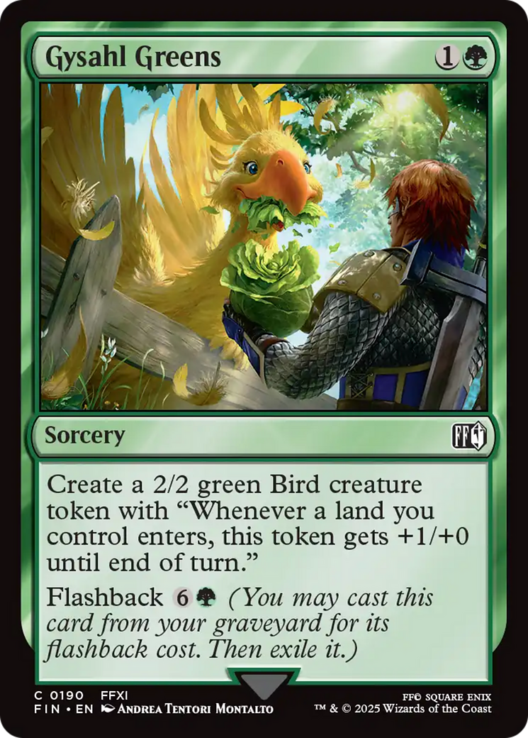 Gysahl Greens [FINAL FANTASY] | GnG Games